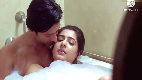 Busty indian brunette in a sexy outfit is going to be seen