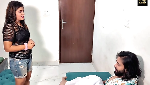 Indian stepsister got her favorite guy to fuck her