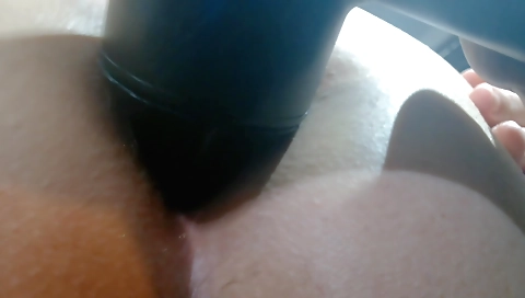 Hot young man uses sex machine to fuck his wet and wet hole