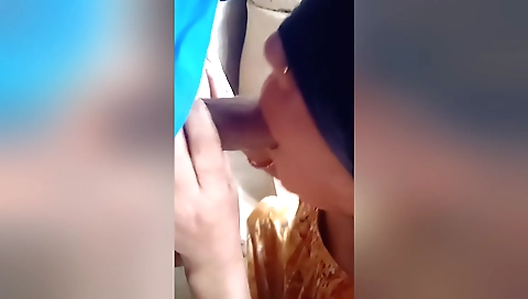 Hot brunette with a round booty makes her boyfriend happy