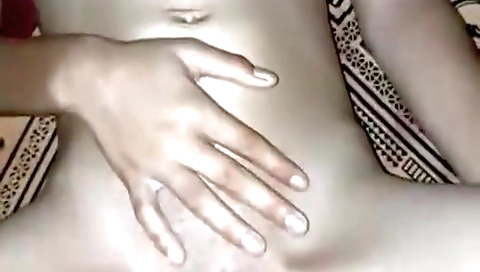 Brunette with big tits and ass gets fucked on her knees