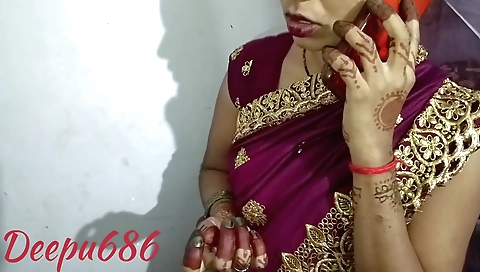 Indian beauty in a sexy handjob in a beauty parlour