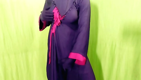 Indian girlfriend with big tits masturbates in front