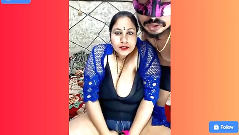 Busty indian woman with a round ass enjoys fucking