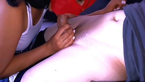 Indian brunette with a nice face and body getting fucked