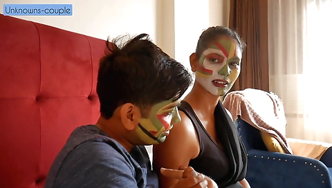 Indian teen girl gets bored of sister's life and has sex