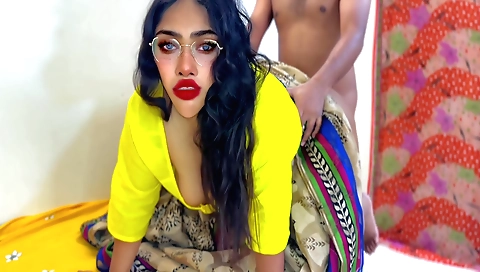 Step dad with big tits has sex with his stepdaughter