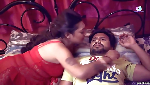 Hot brunette milf and teen milf on the camera in porn clip