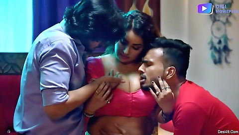 Young man and his young bf do it with big-assed grandma