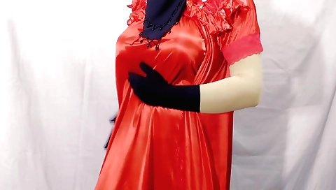 Indian housewife dances and plays with her vibrator