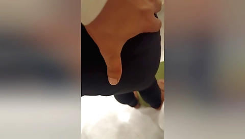 Indian big ass is having sex with a guy in his big cock