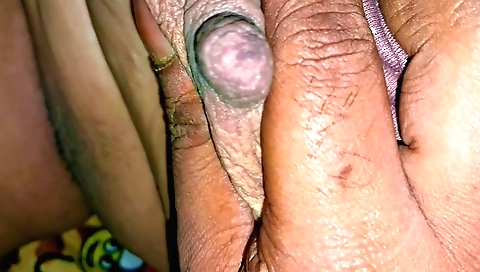 Indian hottie with shaved hairy pussy in a POV cam video