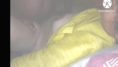 My amateur indian brunette is giving me a nice blowjob