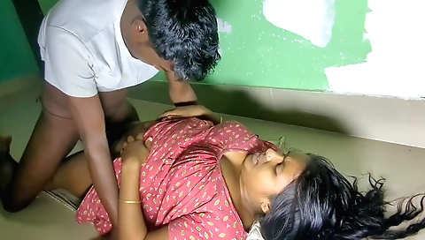 Indian milf 18+ with big ass and tits gets drilled