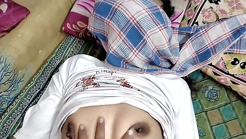 Indian babe with hairy pussy seduced into a porn film