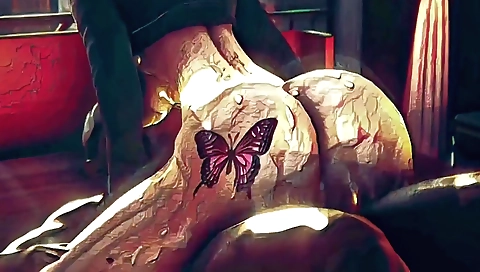 Indian chick with a nice booty fucked in a 3d animation