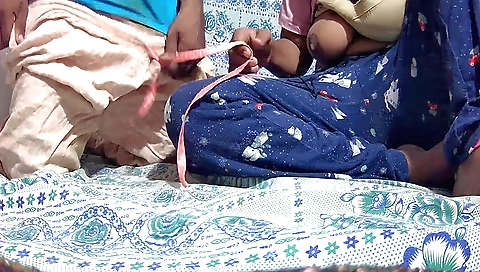 Indian teen with big boobs and a sexy face enjoys sex