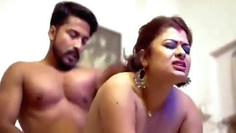 Indian redhead with a small ass sucks a man's dick