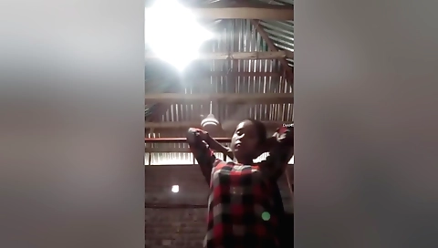 Indian beauties show her curves in homemade webcam vid