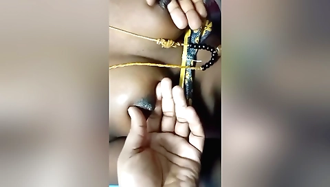 Indian girl gets on top of her boyfriend in a sexy pov vid