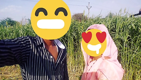 Indian babe with a big natural body fucked outdoors