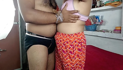 Hairy brunette with hairy pussy gets banged by a big dude