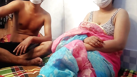 Indian bimbo stepsister-in-law fucked on the couch