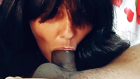 Mature stepbrother rides his stepdaughter's thick dick