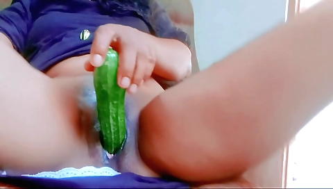 Indian desi girl with a big ass enjoys her own bedroom