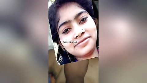 Today Exclusive- Desi Wife Nude Video Record By Hubby