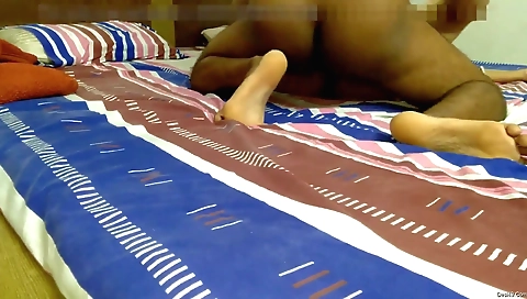 Hot brunette with a hairy pussy gets hard and deep