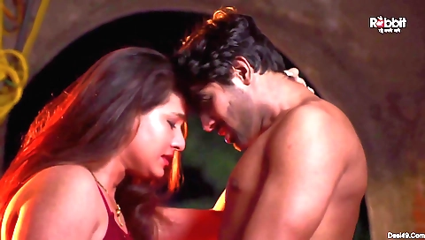 Busty lady with round body fucks her friend in her hole