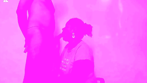 Amateur brunette sucking her lover's dick in the bedroom