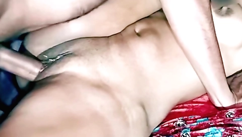 Indian woman sucks and fingered for the first time