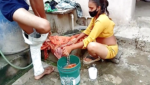 Indian stepsister enjoying her wet pussy after shower