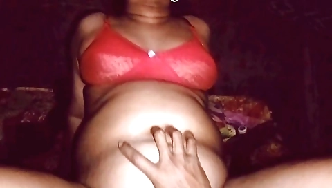 Indian amateur with small tits takes first time sex in house