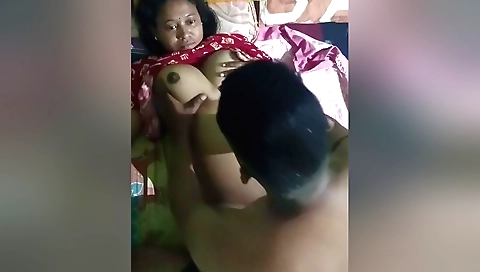 Indian girl has a big cum shot on her lover's body