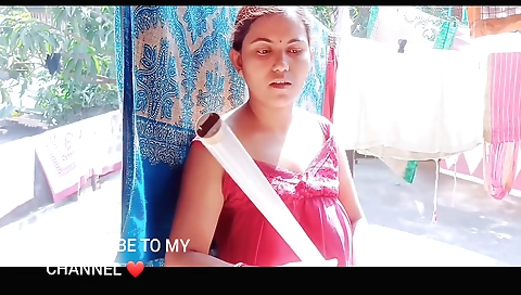 Sexy indian girl with a small face is showing her big boobs