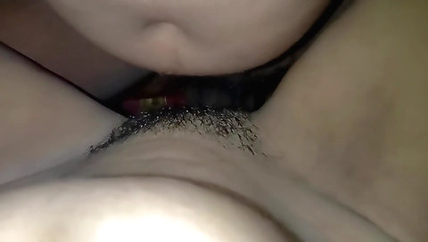 Indian teen with hair sucking a big dick with a creampie
