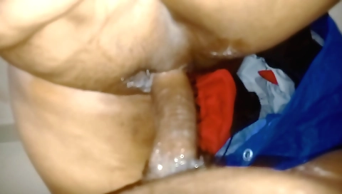 Indian girl tries to fuck my hands but still can't stop me