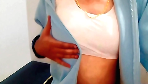 Indian stepdaughter with tits fucked with her stepbro's cock