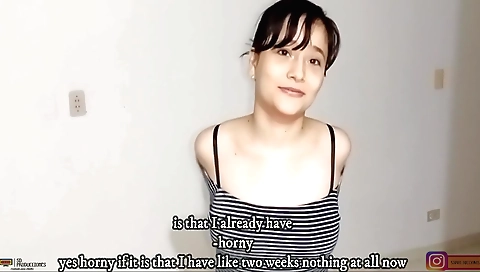 Amature porn video with stepsister teaching me to cum