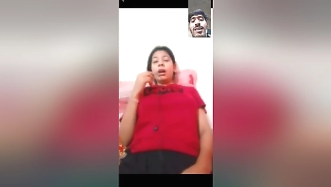 Horny brunette shows her hairy pussy in solo video