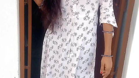 Brunette fucked in bed in her bedroom for her lover