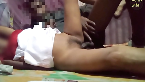 A hairy teen is fucking a horny boyfriend in a horny room