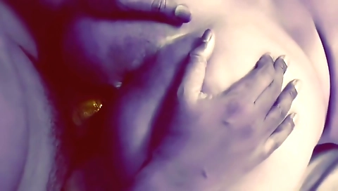 Indian mature woman in sexy braids and a big ass in doggy style