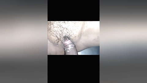 Amateur hairy fuck in the village with a hairy pussy