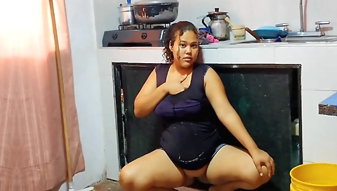 Hot amateur brunette video showing me getting ready for sex