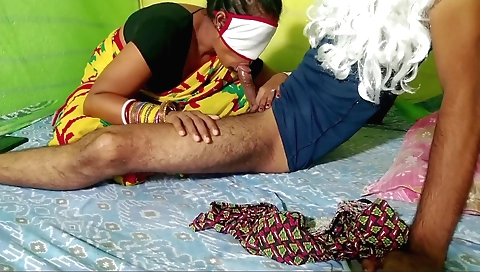 Indian stepsiblings fucked their stepfather-in-law