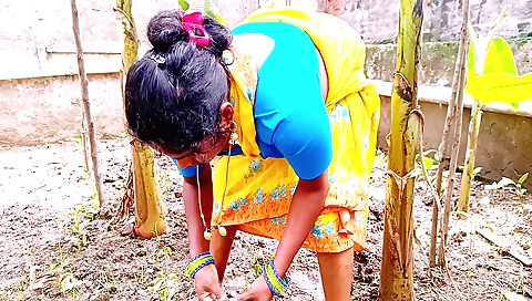 Brunette mature woman gives a hot handjob to her stepdad